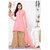 Salwar Soul New Party Wear Peach And Beige High Neck Suit With Embroidered Plazzo for women  girls