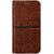 Rich Boss Premium Quality Synthetic Leather Flip Cover Stand View Feature for Samsung Galaxy J7 Brown - Sold By MOBIMON
