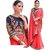 Kanha Fashion Red Chiffon Silk Saree