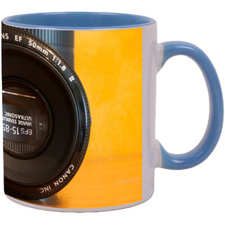 Latest Design canon ef s 15 85 through ef 50 1 8ii 2.jpg Beautiful Amazing Blue Mug available at ShopClues for Rs.499