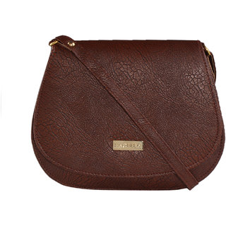 Buy Dark Brown Leatherette Sling bag for Women Online 299 from ShopClues