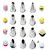 Lucky Traders Set Of 12 Russian Nozzles Cake Nozzles Cake Decoration Pastry Nozzle With Coupler and 10 Icing Bag