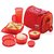 Cello Max Fresh Sling Lunch Box With Bag Red Orange