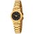 HWT Round Golden Dial And Black Dail  Gold Metal Analog Couple Watches combo