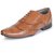 00RA Men's Tan Colour Brogue Office Wear Formal Shoes For Men Beige Color Oxford Style