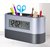 Tradeaiza Digital Snooze Alarm Clock with Pen Holder Clock -005