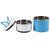 Lovato Stainless Steel Three Layer Office/School Lunch Box 3 Containers Lunch Box 3 Containers Lunch Box (1250 ml) Blue
