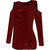 Aashish Garments - Red Stripes Cold Shoulder Women Top