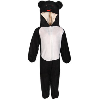 Raj Costume Polyester Black Bear Animal Costume For Kids