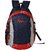 F Gear Plush 25 Liter Backpack (Navy Blue, Red)