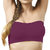 Hothy Wirefree Non-Padded Strapless Tube Bra-(Cream,Maroon,Pale Violet)