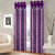Gharshingar Primium Purple Abstract Polyester Set of 10 Curtains