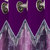 Gharshingar Primium Purple Abstract Polyester Set of 10 Curtains