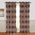 Gharshingar Primium Brown Abstract Polyester Set of 2 Curtains