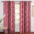 Gharshingar Primium Pink Abstract Polyester Set of 4 Curtains