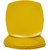 Melamine Czar New Square Half plate pack of 6-YELLOW
