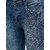 Stylox Men's Premium Stretchable Slim Fit Knee Slit Whisker Blue Jeans-Pack Of 2