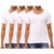 Bharat svk Men's Half Sleeves white Cotton Vest (Pack of 4)