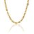 Beadworks Hand Made Gold Plated Chain for Men's(Chain-23)