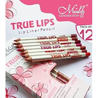 WaterProof True Lips lip liner pencil by Menow in different colors