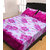Angiela Home Fab 3D Double Bedsheet with 2 pillow covers