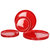 DSZONE 10 INCH DINNER PLATE COLOR RED  SET OF 12