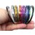 Looks United 15 Nail Art Brushes, 5 Dotting Tools, 11 Striping Tape Rolls (Pack of 31)