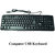 Oskings Computer USB Keyboard OSK102KB-1 Year Warranty