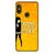 For Redmi Note 5 Pro my attitude will always be based on how you treat me, good quotes, girl, yellow background Designer Printed High Quality Smooth Matte Protective Mobile Case Back Pouch Cover by Human Enterprises