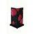 Black  Pink Flower Table Lamp 12 inch