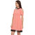 Bohobi Women's Dusty Pink Knee-Length Dress