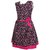 Meia for girls Pink floral print Cotton frock