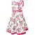 Meia for girls Pink floral print Cotton frock