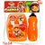 Giftinsta Orange Subway Surfers Printed Combo Gift Set of Water Bottle  Lunch Box For Kids