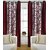 BSN kolaveri maroon  Printed door Curtain Set Of 2 (4x9)
