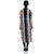 Timbre Casual Roll-up Sleeve Striped Women Multicolor Maxi Top With Collar