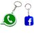 Phonoarena Facebook/Whatsapp Key-chain Combo