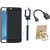 Redmi Note 4 Soft Silicon Slim Fit Back Cover with Ring Stand Holder, Selfie Stick and OTG Cable