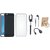 Redmi Note 4 Soft Silicon Slim Fit Back Cover with Ring Stand Holder, Silicon Back Cover, Selfie Stick, Earphones and OTG Cable