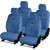 Pegasus Premium Blue Towel Car Seat Cover For Hyundai Santro Xing
