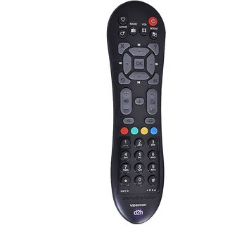 Maurya Services Videocon D2H Remote Control (Black)