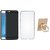 Vivo Y55 Soft Silicon Slim Fit Back Cover with Ring Stand Holder, Silicon Back Cover, Free Silicon Back Cover