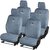 Pegasus Premium Grey Cotton Car Seat Cover For Tata Nano