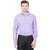 BIS Creations Men Solid Formal Light Purple Shirt
