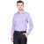 BIS Creations Men Solid Formal Light Purple Shirt
