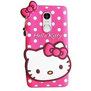 Buy FOR Redmi Note 4 Yes2Good Cute cartoon Hello Kitty Silicone With  Pendant Back Case Cover For Redmi Note 4 -( Pink) Online @ ₹329 from  ShopClues