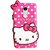 FOR  Redmi Note 4  Yes2Good Cute cartoon Hello Kitty Silicone With Pendant Back Case Cover For   Redmi Note 4  -( Pink)
