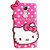 FOR LENOVO K6 NOTE Yes2Good Cute cartoon Hello Kitty Silicone With Pendant Back Case Cover For LENOVO K6 NOTE -( Pink)