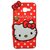 FOR  Samsung Galaxy J7 Prime Yes2Good Cute cartoon Hello Kitty Silicone With Pendant Back Case Cover For Samsung Galaxy J7 Prime ( Red )