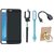 Redmi 4A Stylish Back Cover with Ring Stand Holder, Selfie Stick, LED Light and OTG Cable